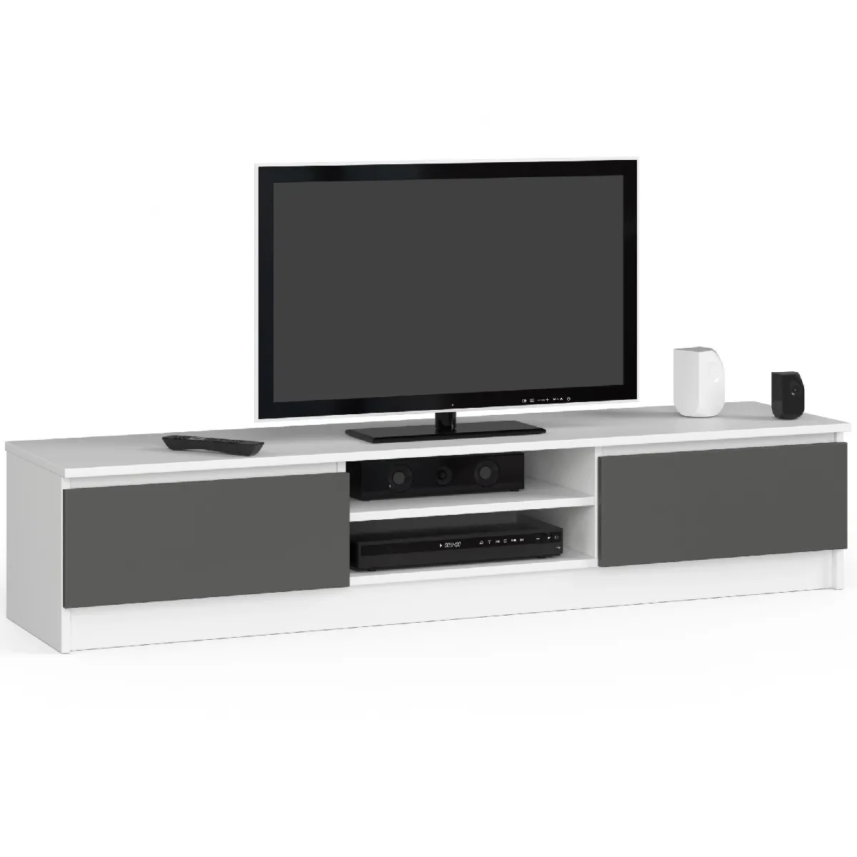 Other Brands Meuble TV 160 cm GST160 blanc/gris