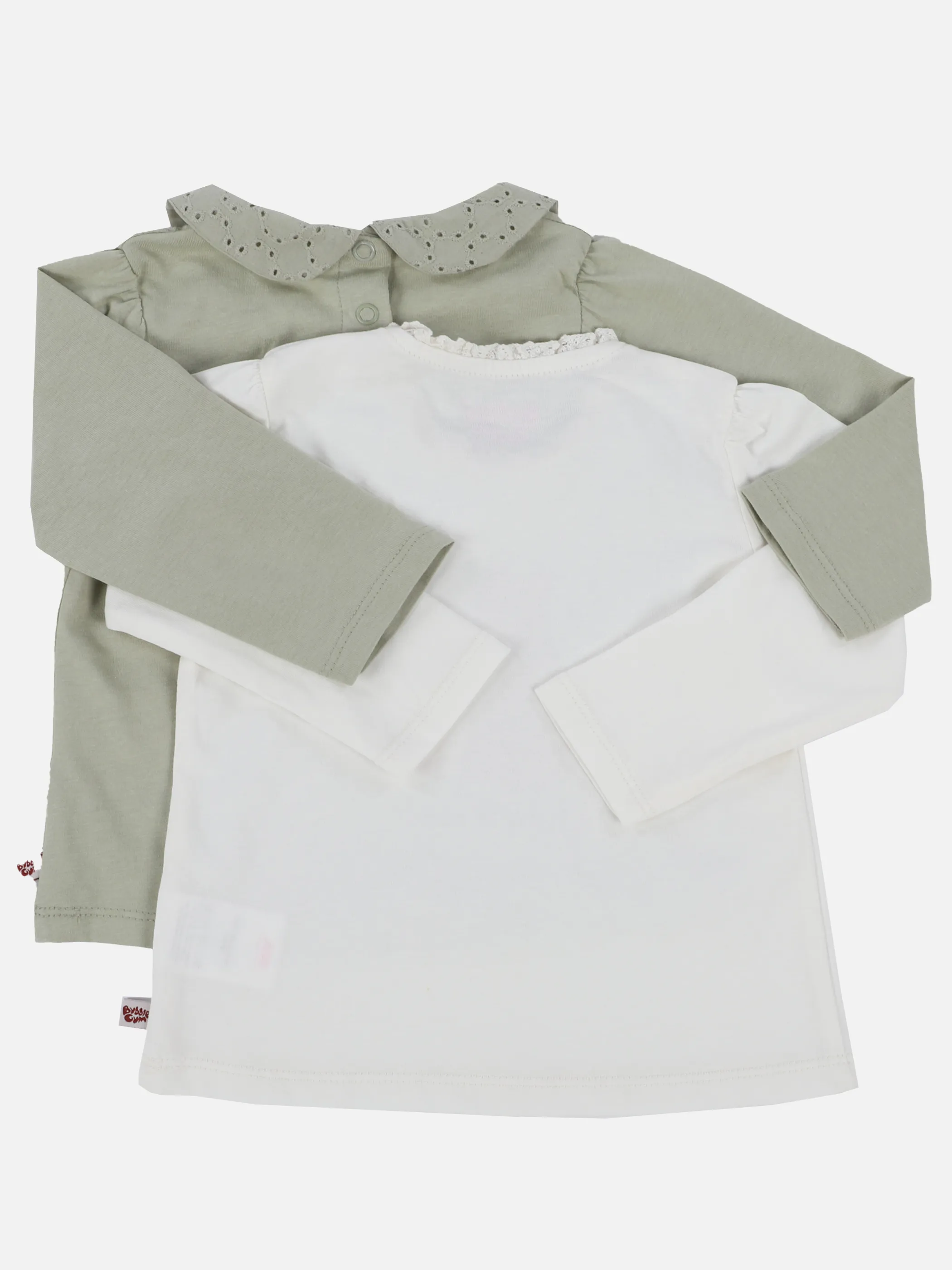 Baby Mädchen Langarmshirt im 2er Pack