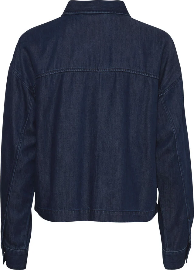ICHI IHAUBREY JA Washed dark blue