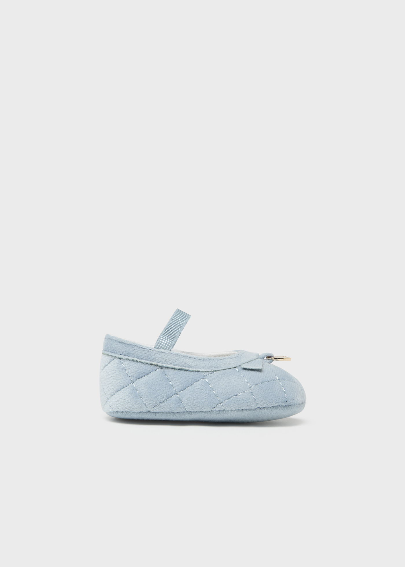 Sapatos Mary Jane de veludo para recém-nascidos