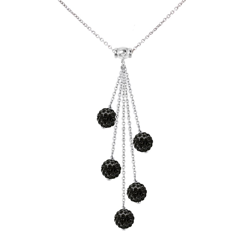 Collier CASCADA - Cristal blanc - Argent 925