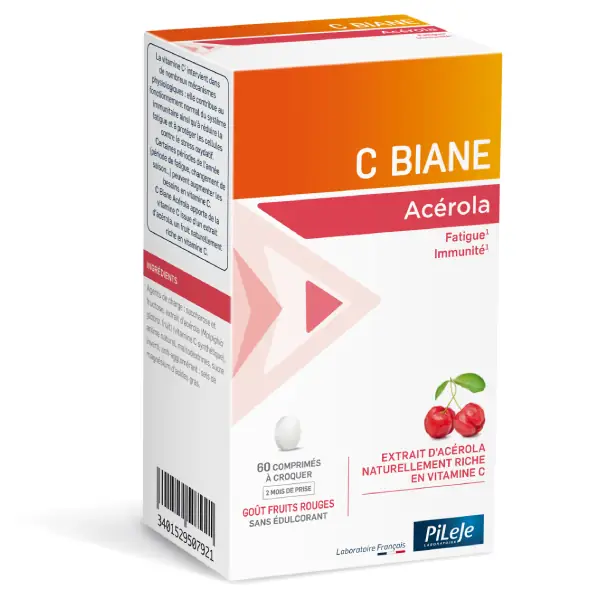 CBiane Acerola - 60 Comprimés