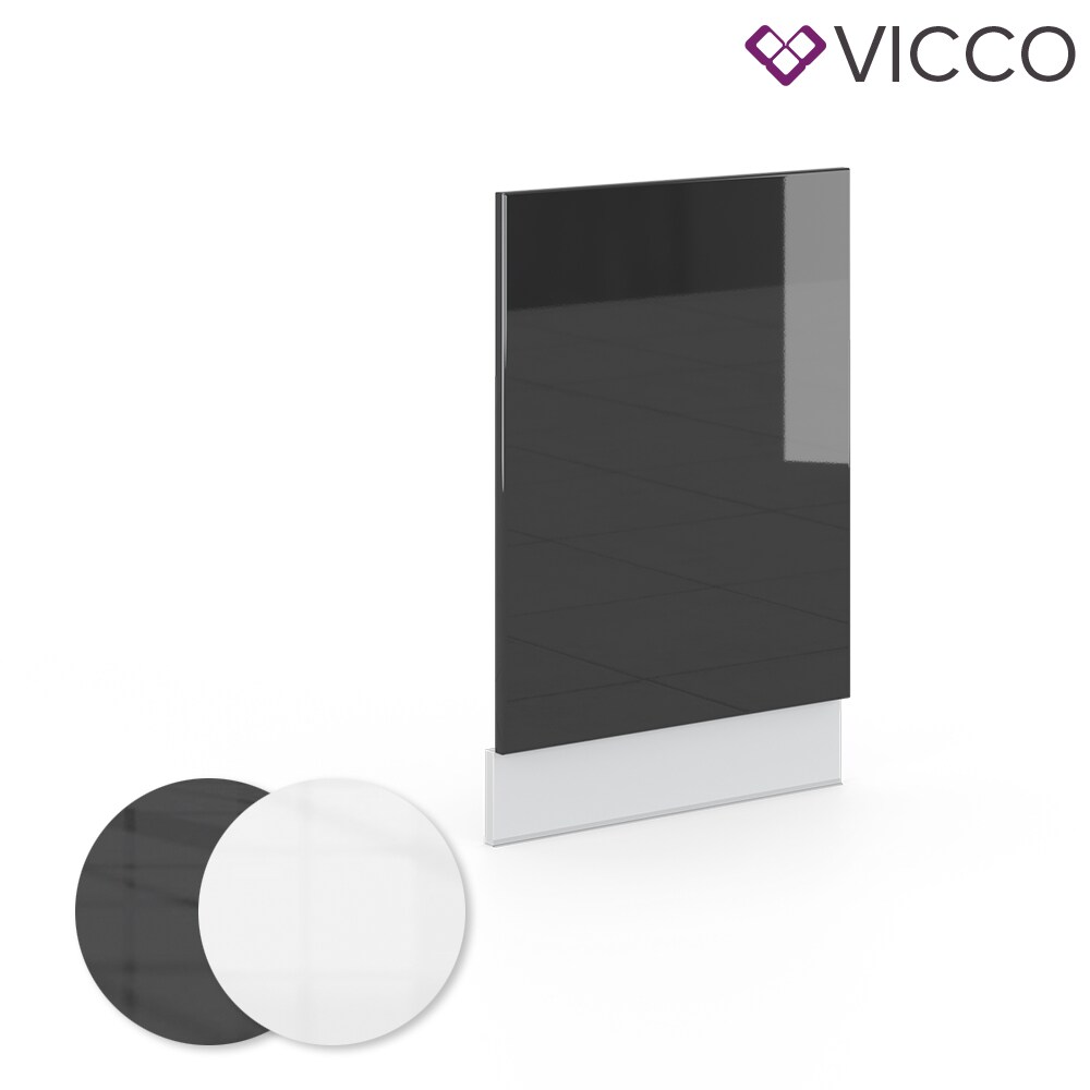 VICCO Geschirrspülerblende 45 cm Anthrazit Küchenzeile Unterschrank Fame
