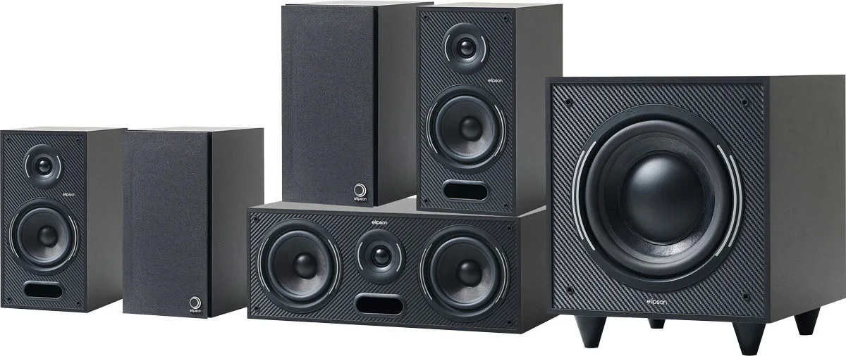 Elipson Horus 6B HCM 5.1 Noir carbone Packs enceintes compactes