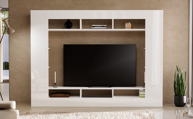 GOODproduct Wohnwand »SPEED, TV-Wand, hochglanz lackiert,ideal für TV-Geräte bis zu 65 Zoll« 1 Stk. tlg.