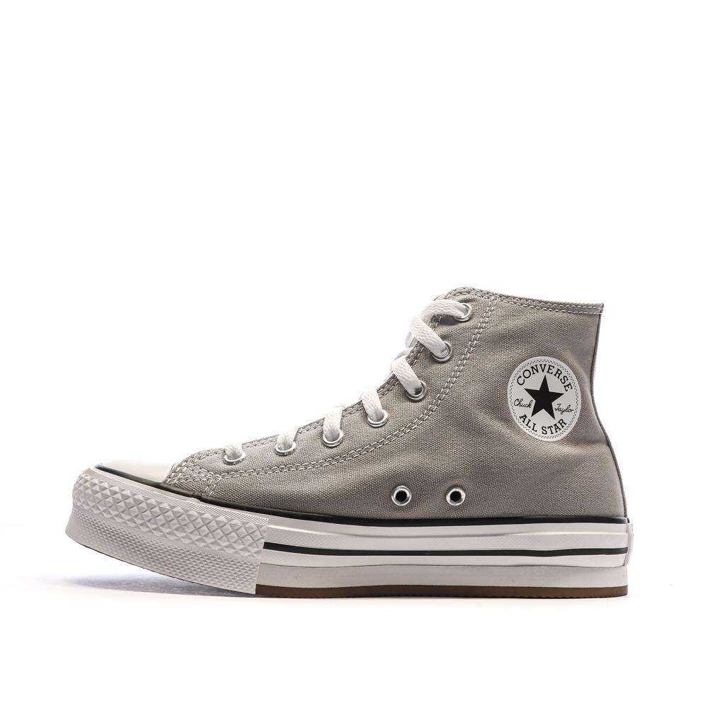 Converse Baskets Grises Femme/Fille Converse Chuck Taylor All Star Eva