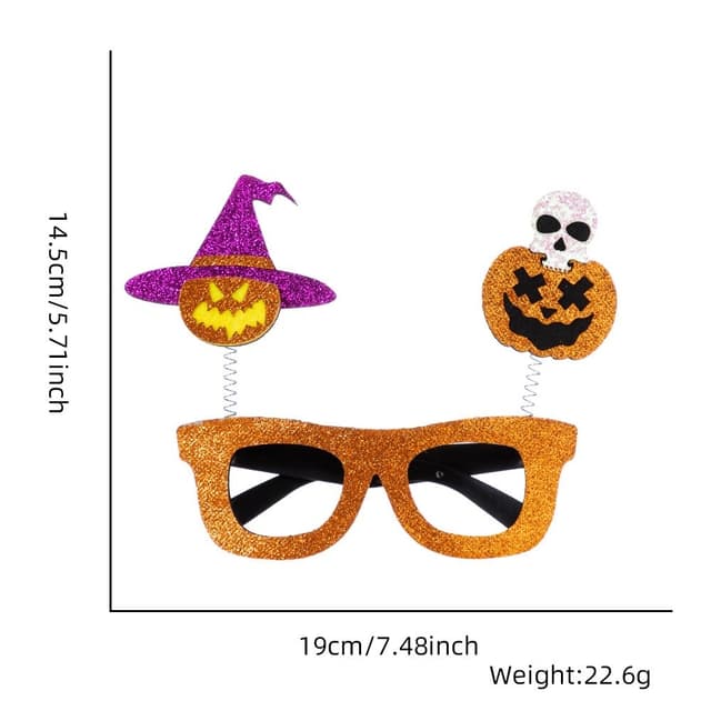 Halloween Briller Fest Kostume Dekoration