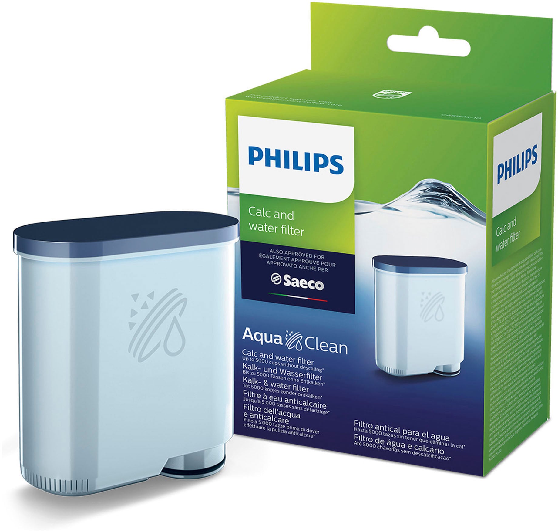 Philips Wasserfilter »CA6903/10« Zubehör für Philips Saeco Kaffeevollautomaten,  AquaClean