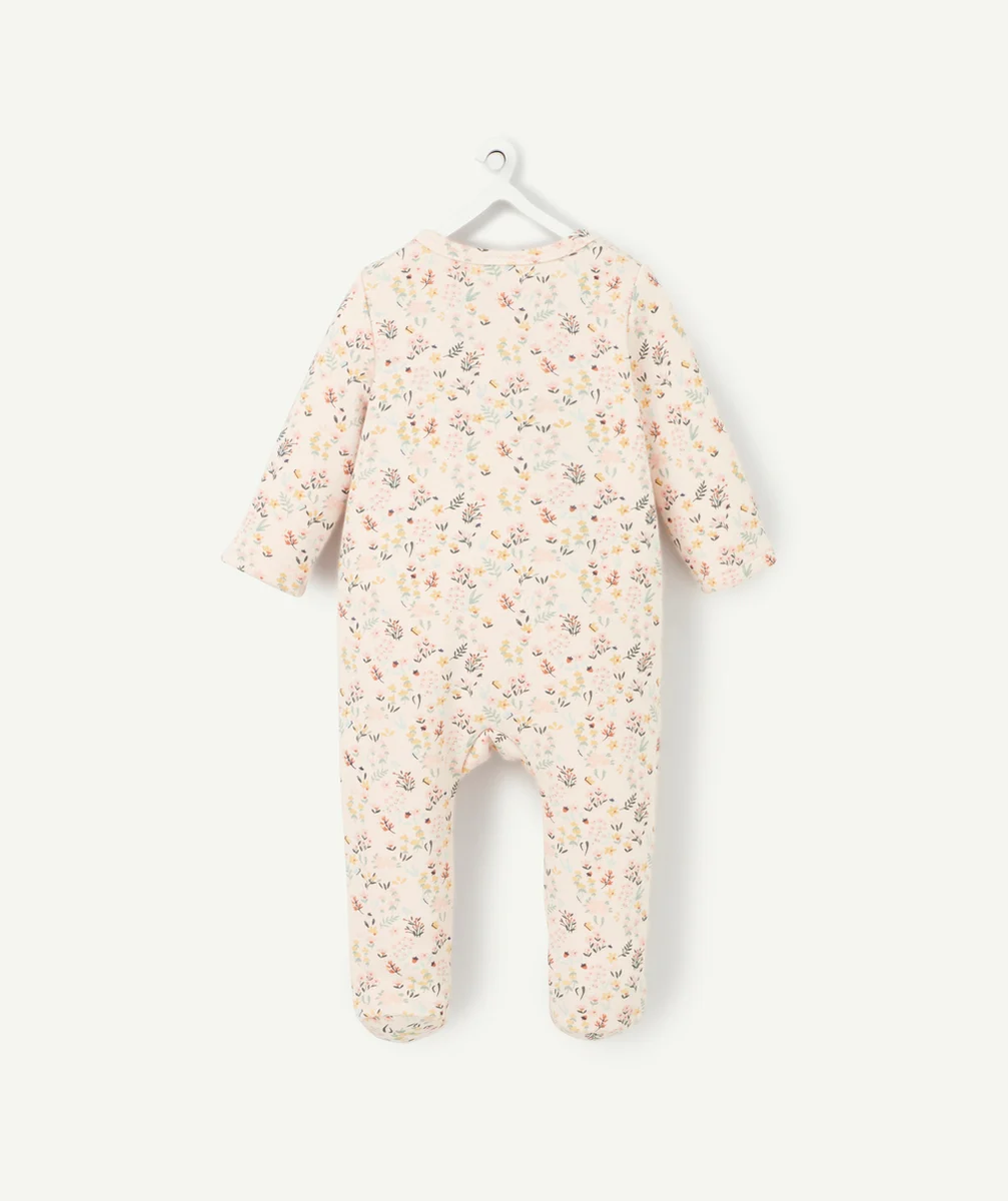 DORS BIEN EN FIBRES RECYCLÉES ROSE IMPRIMÉ FLEURI