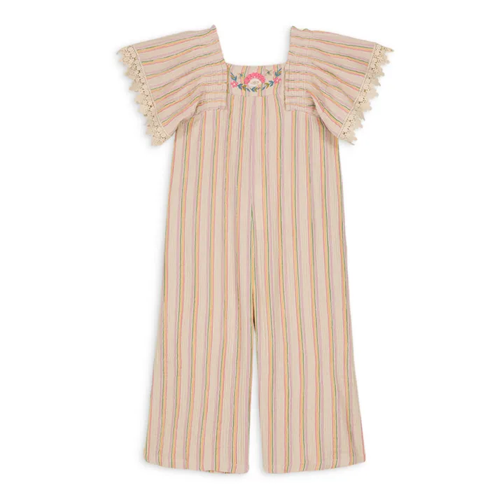 Louise Misha Combinaison Irene Rayée | Beige