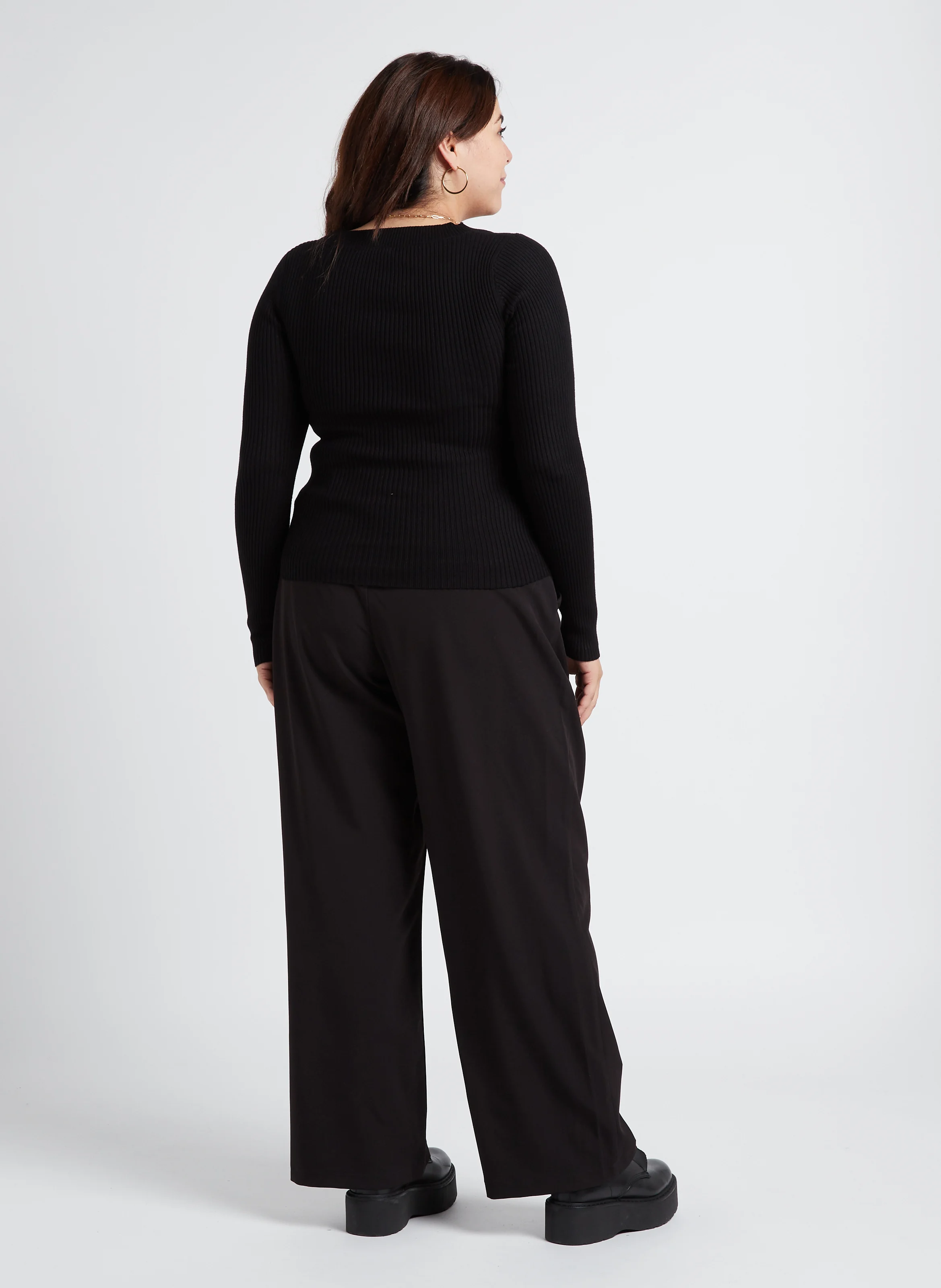 ZELDA - Pantalon regular fit| Noir