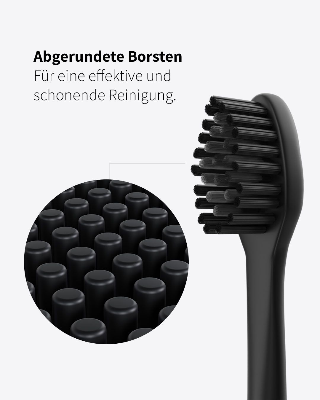 Zahnheld Bürstenkopf Basic Medium weiß (6 Stück)