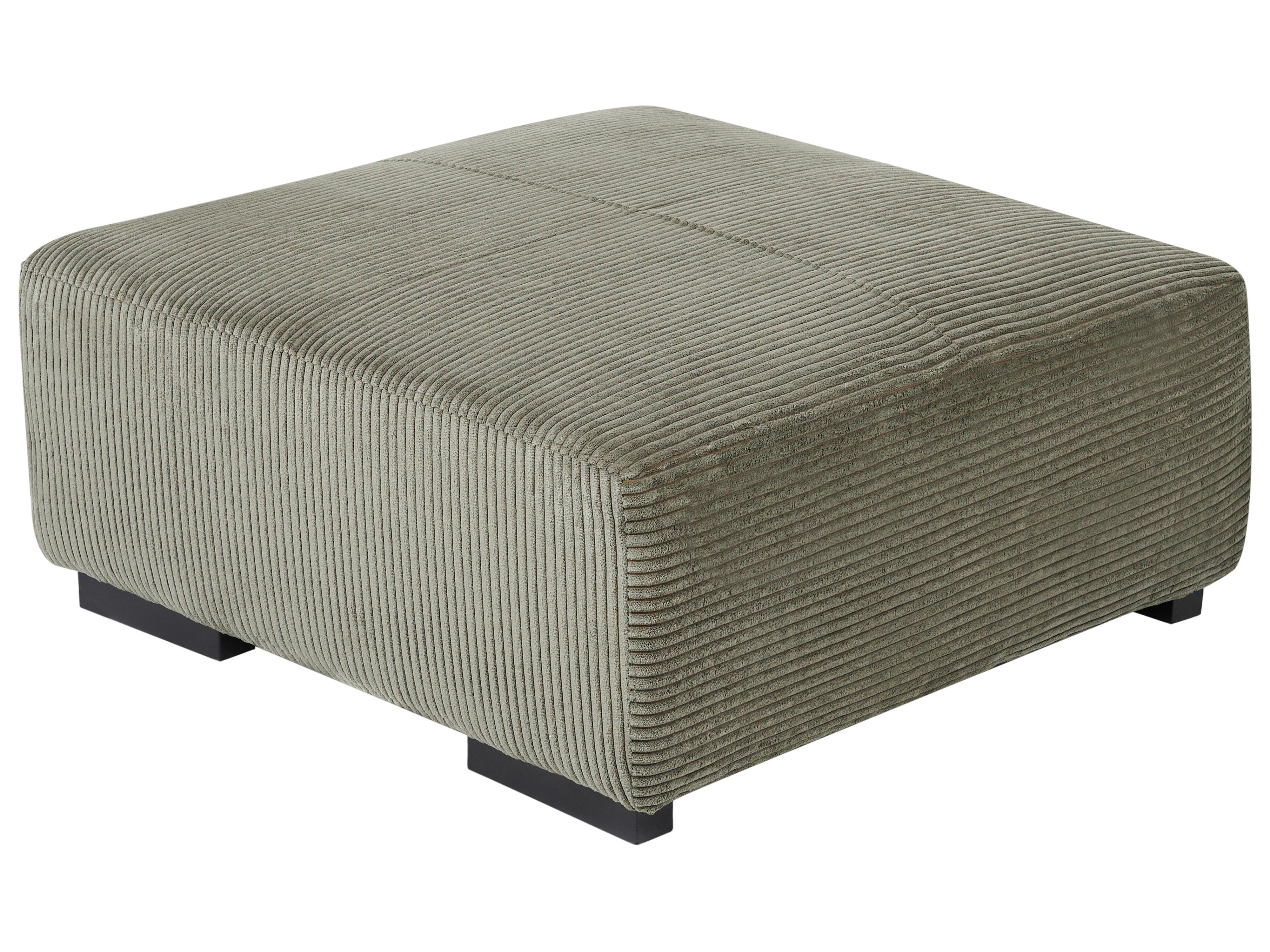 Ottomaan LUNGO Corduroy Groen
