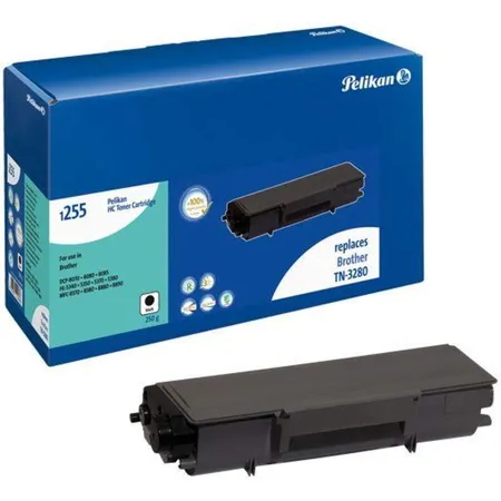 Pelikan Toner-Modul 1255 HC ersetzt Brother TN-3280, schwarz, 9247 Seiten