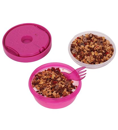 Carl Oscar Snackbox m. K?leelement - 7 cm - Purple