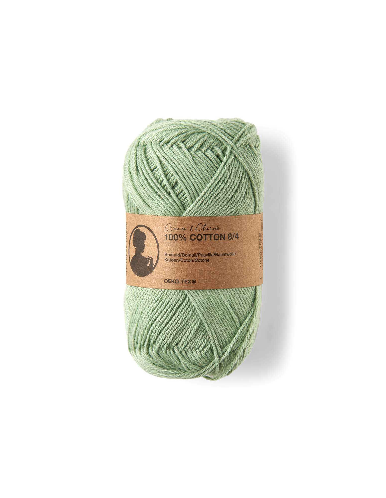 Garn 8/4 | Bomuld. 50 g = 160 m. | Sage Green