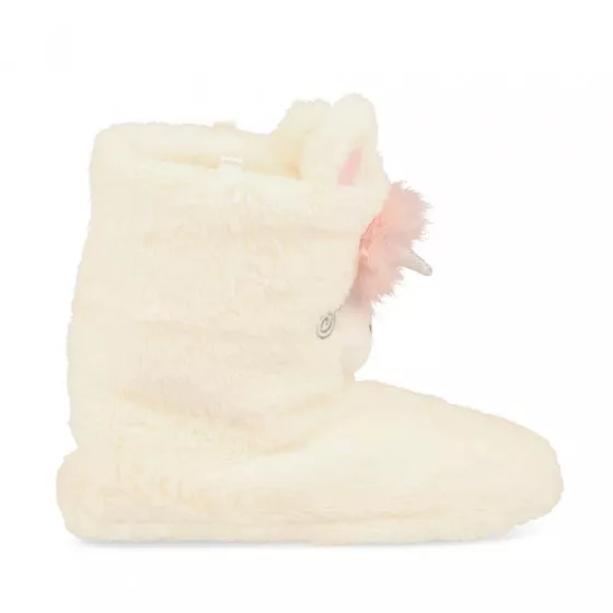 Chaussons bottines licorne BLANC MERRY SCOTT