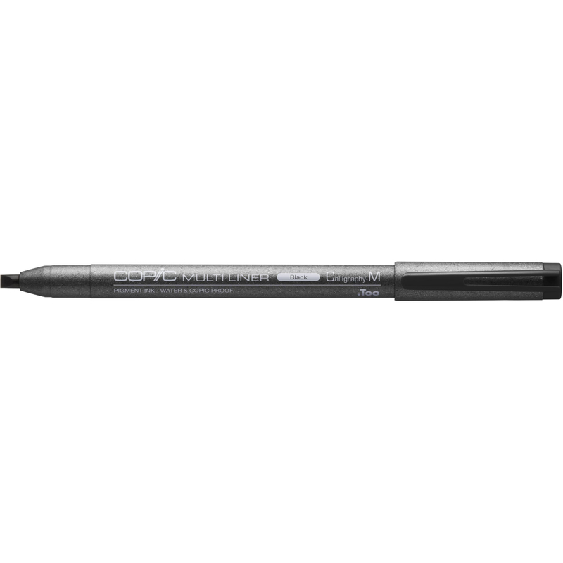 Copic Kalligrafiestift Multiliner Calligraphy M, schwarz