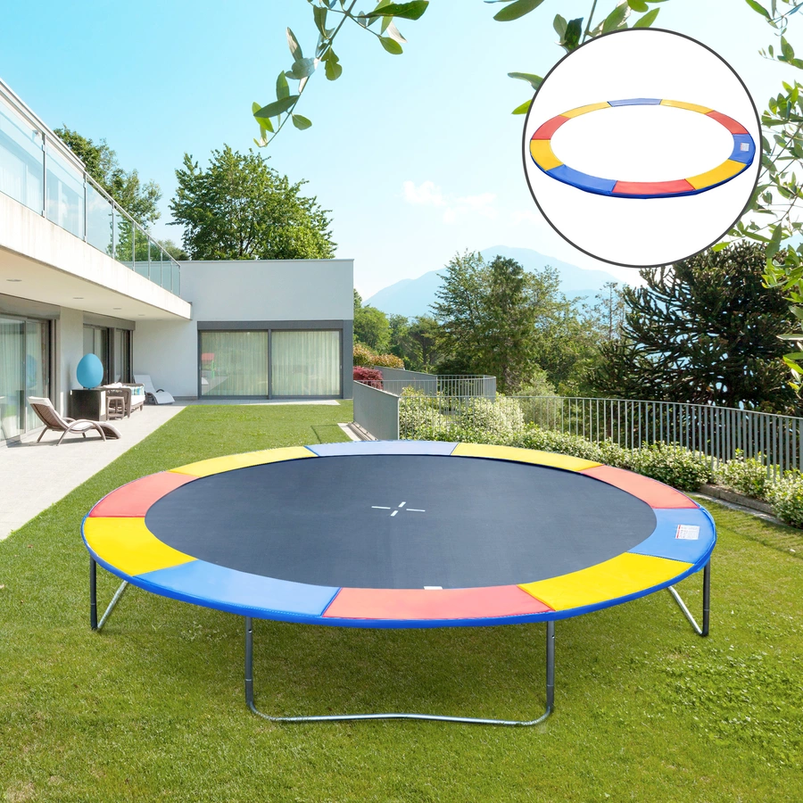 Outsunny Randabdeckung für Trampoline bunt