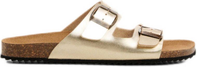 go Kids slippers goud Imitatieleer Effen 35