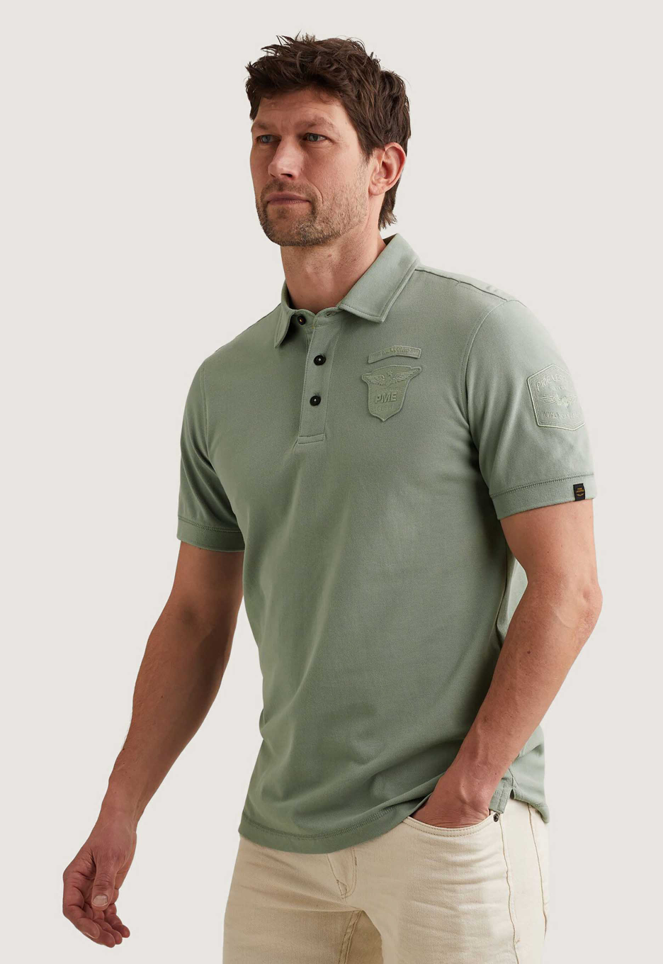 PME Legend Badge Pique Polo
