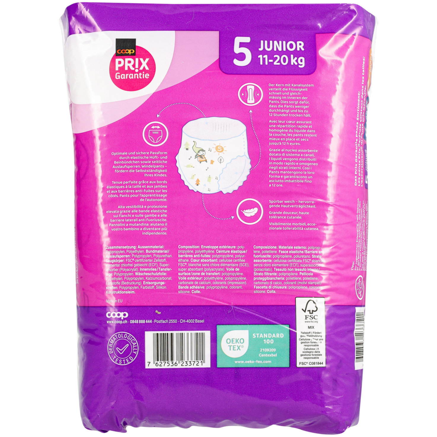 Prix Garantie Baby Pants Junior Grösse 5, 11-20kg, 20 Stück