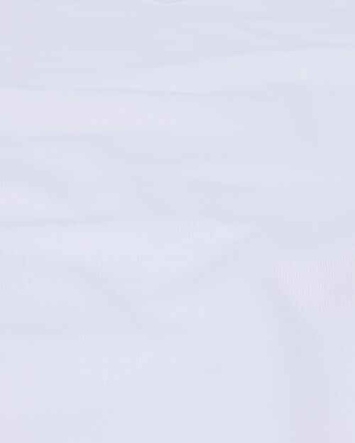 2 t-shirts homme slim fit col rond sans coutures blanc