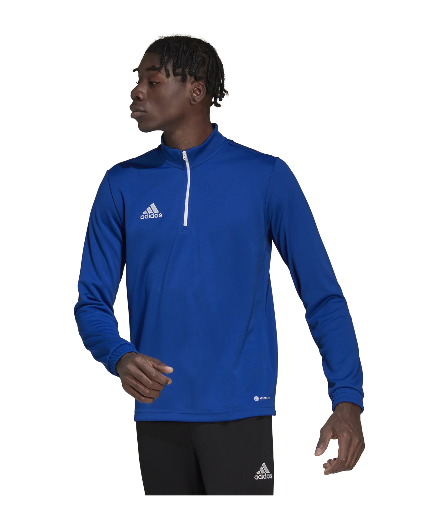 adidas Entrada 22 HalfZip Sweatshirt Blau Weiss