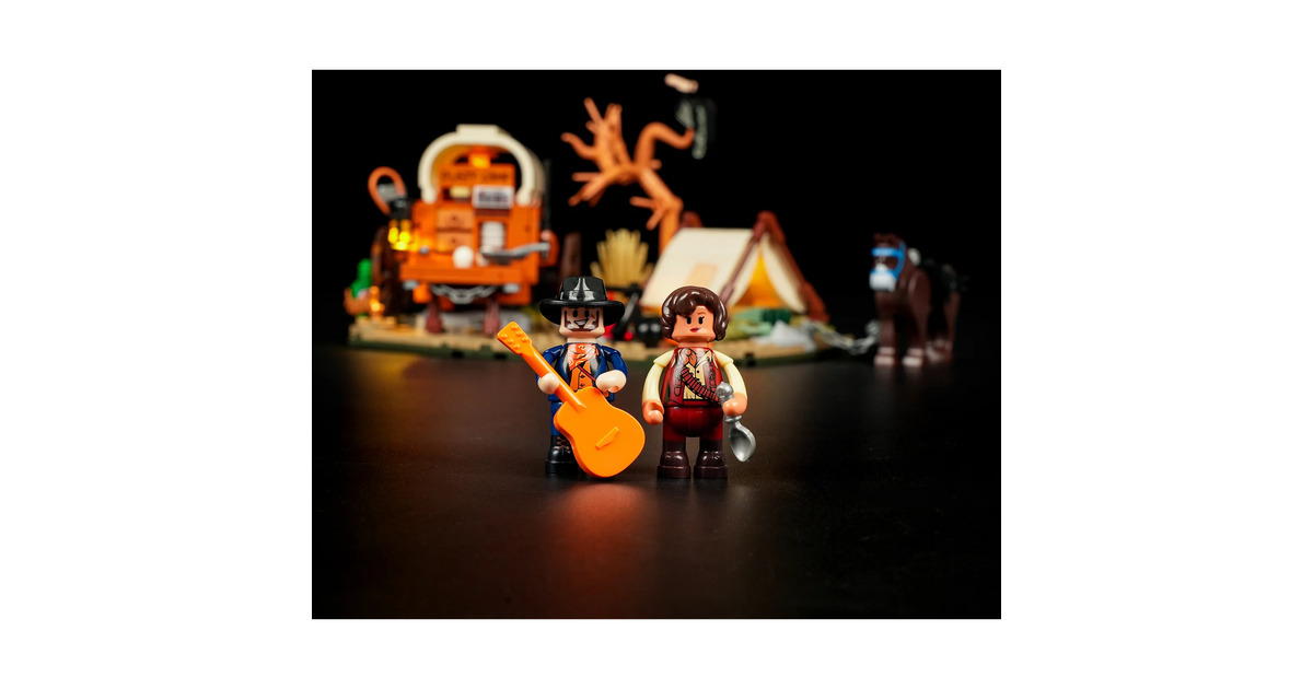 LumibricksThe Old West - Cowboy Camp Constructiespeelgoed  (F9076)