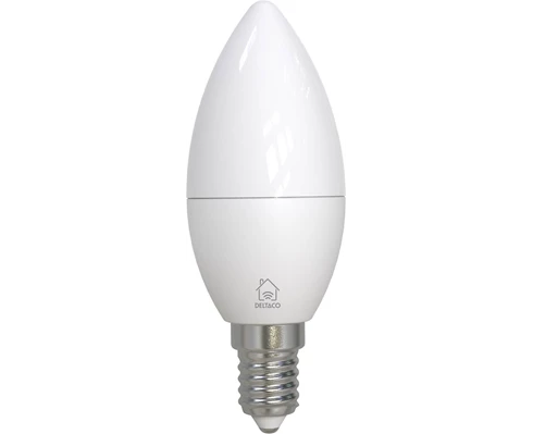 Deltaco Smart E14, RBG, WiFi, 4,9W, C37, dimbar - 3-pack