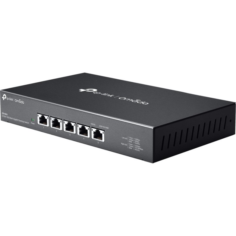 TP-Link Omada DS105X commutateur réseau Non-géré 10G Ethernet (100/1000/10000) Noir