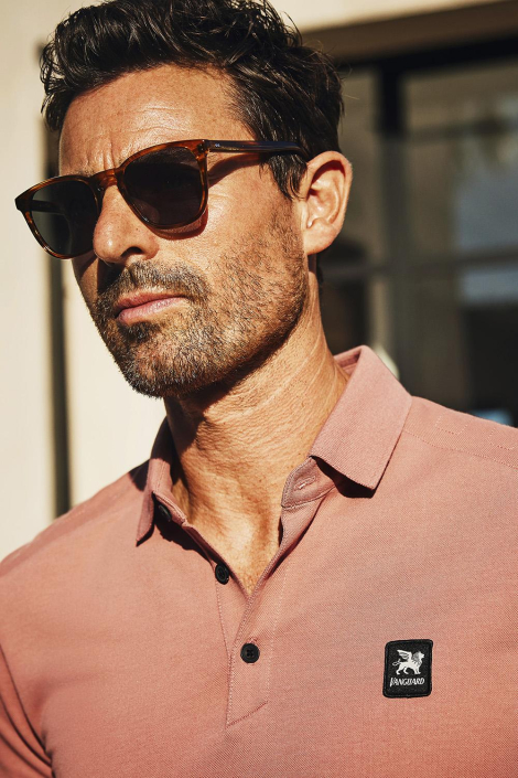Vanguard roze heren polo
