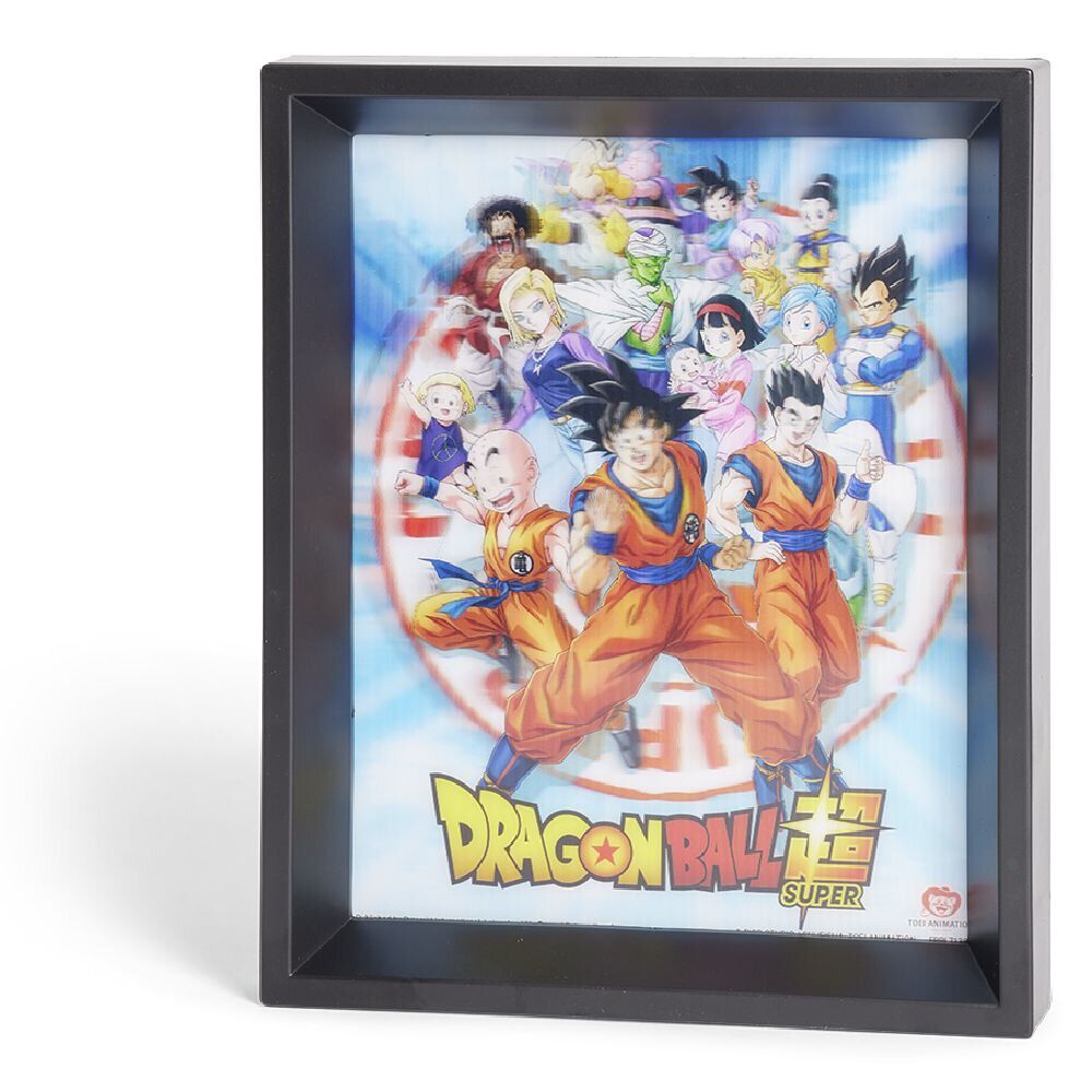 Cadre avec poster effet 3D Dragon Ball Super - 23,6x28,5cm