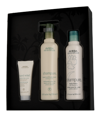 Aveda Shampure Körperpflege-Set 250ml-200ml-40ml