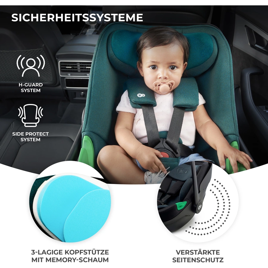 Kinderkraft Autokindersitz I CARE i Size 40 bis 87 cm graphite black