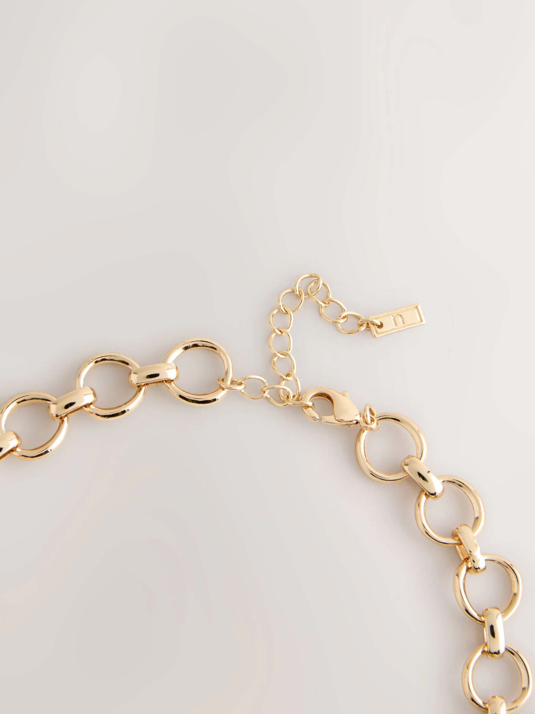 Goudkleurig - Sparkle Detail Chain Necklace
