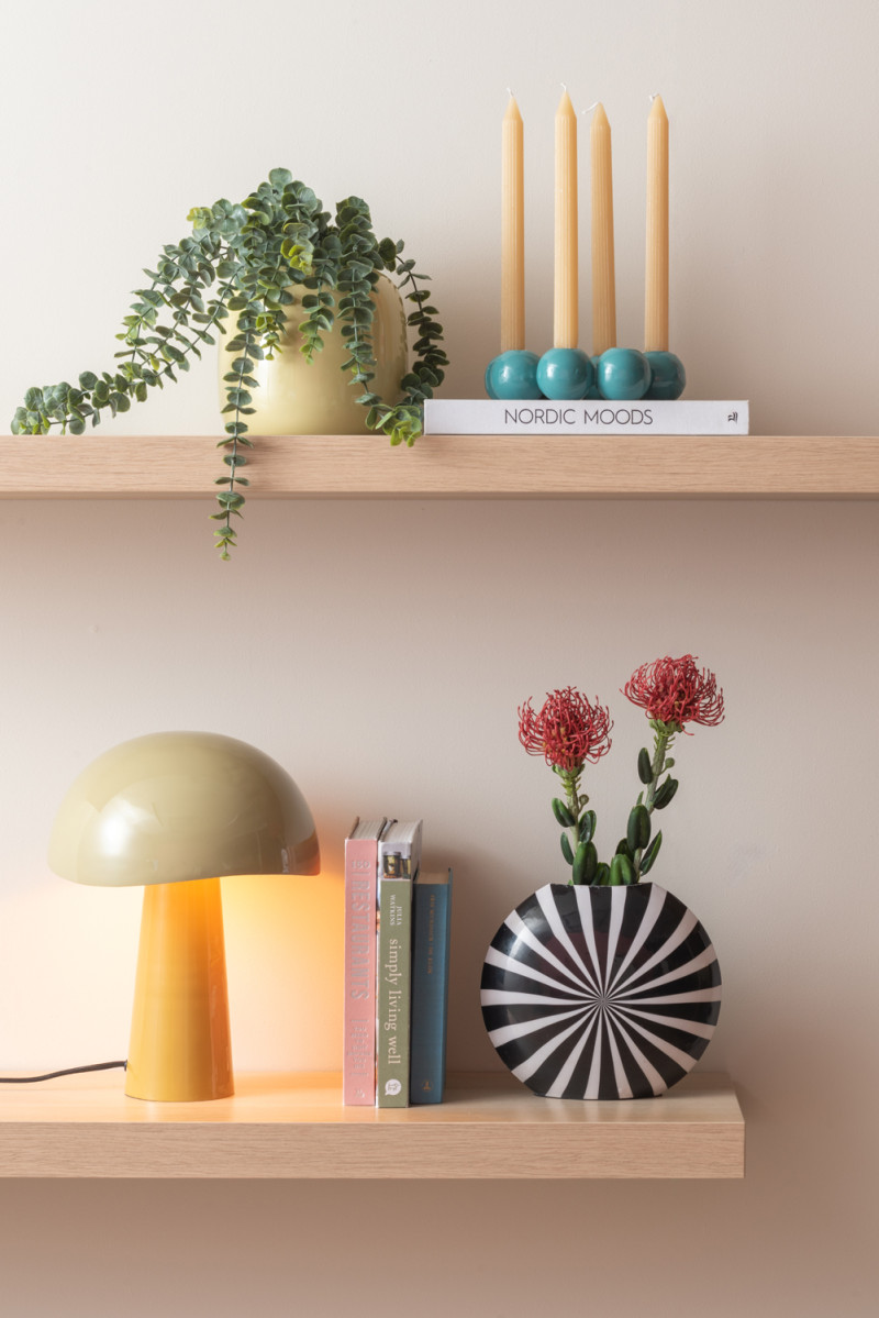 Candle Holder Bubbles Round