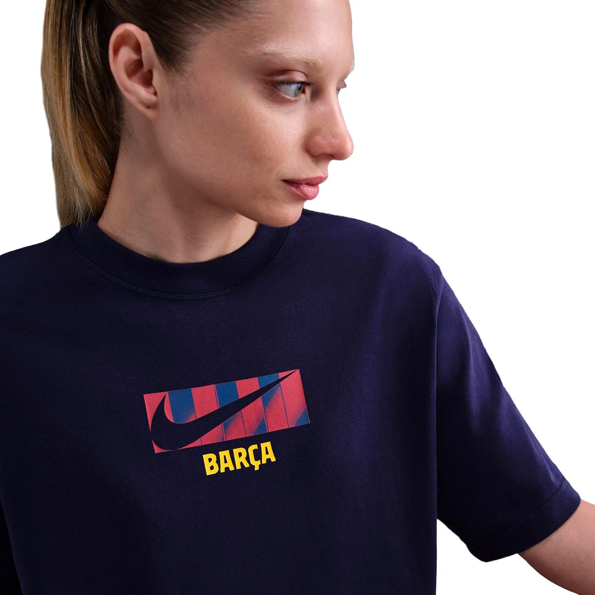T-Shirt Nike FC Barcelona Fanswear 2025-2026 Mulher