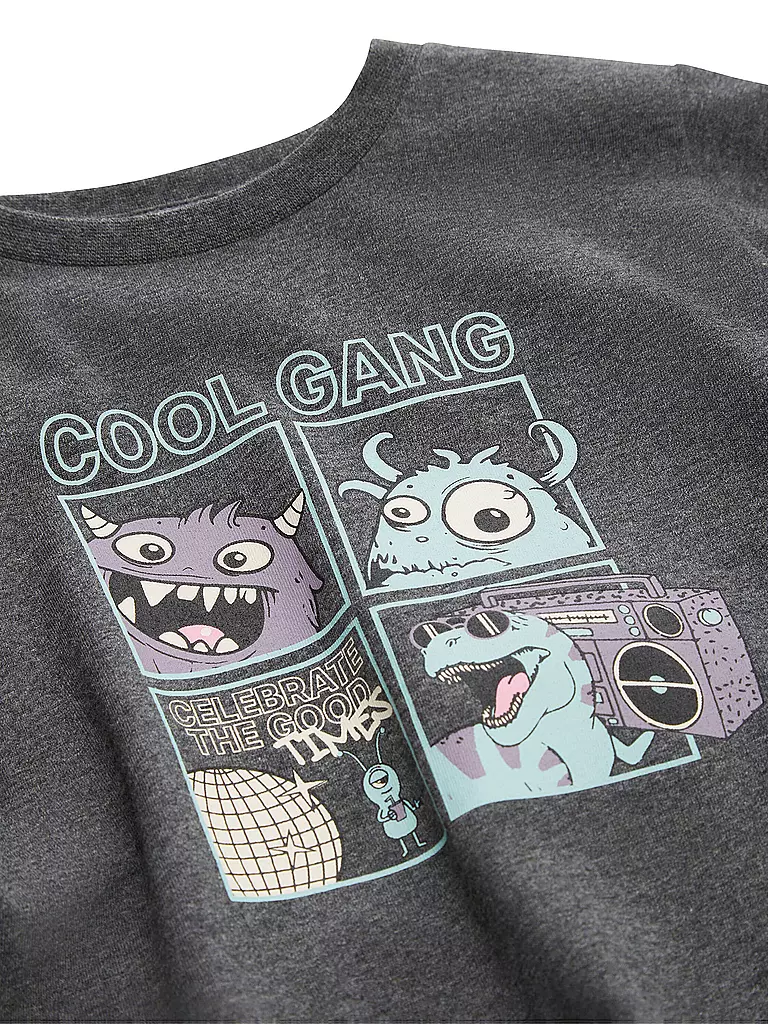 TOM TAILOR Jungen Langarmshirt  grau