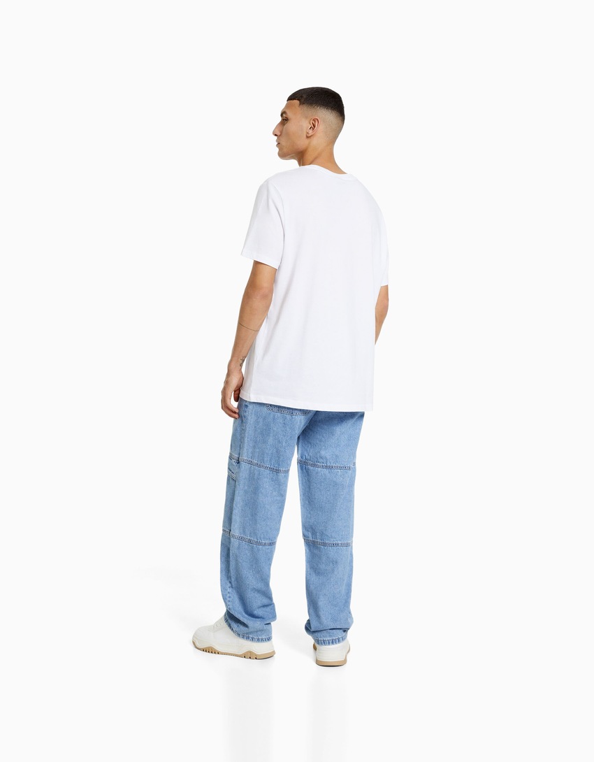 calça cargo folgada para corrida