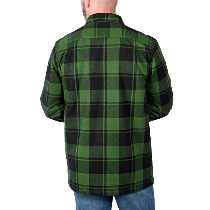 Flannel Sherpa-Lined Shirt Jacket Men skjorte/jakke