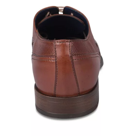 Derbies COGNAC B-BLAKE CUIR