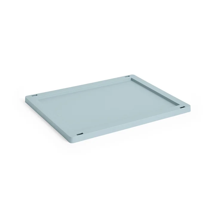 HAY - Colour Crate Kunststoffdeckel M, dusty blue