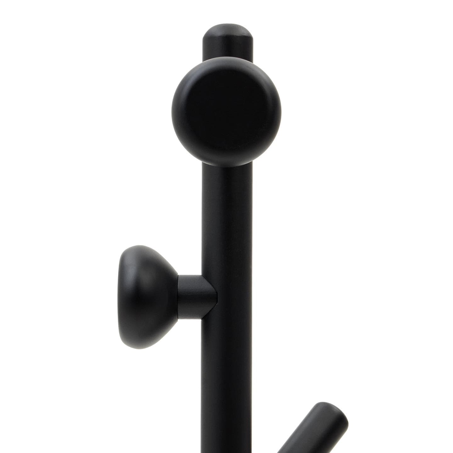Kave Home Kleiderständer NADUE 46 x 170 cm Buche massiv/schwarz