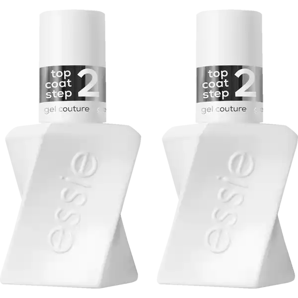 Nagellack gel couture top coat Doppelpack