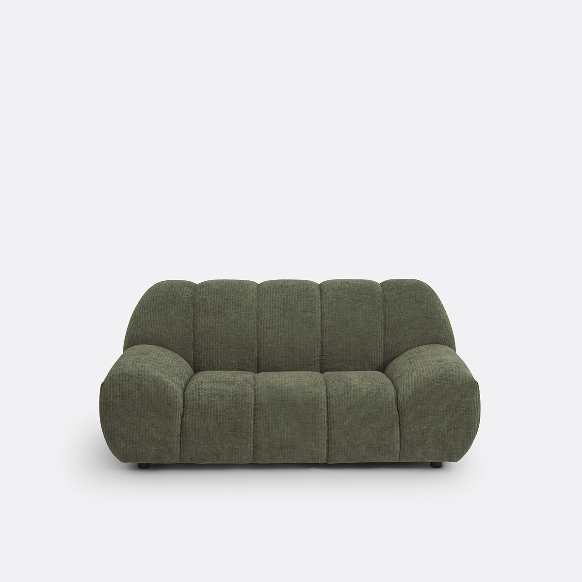 LA REDOUTE INTERIEURS<br>Sofá de 2 lugares, veludo chenille estampado, Nuria