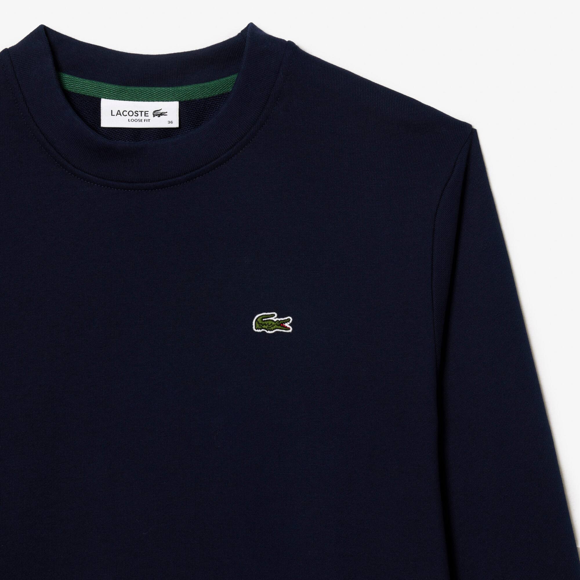 Damen LACOSTE Jogger-Sweatshirt aus ungerautem Fleece Sweatshirts - Blau - Lacoste - Damen