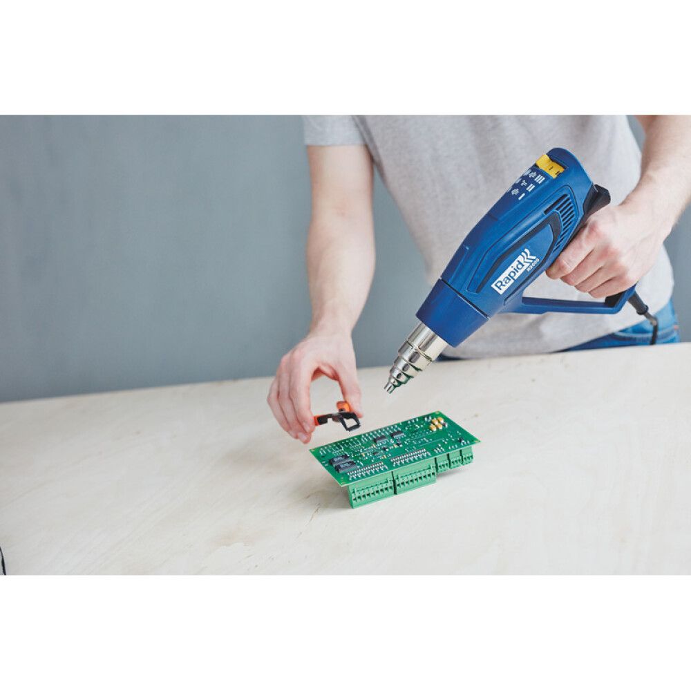 VARMLUFTSPISTOL RAPID R2000 MED KOFFERT