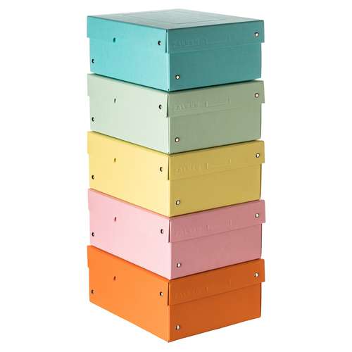 FALKEN Purebox Archivbox 5er-Sets, Pastell