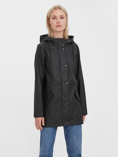 Vero Moda Regenjacke »VMMALOU COATED JACKET« mit Kapuze